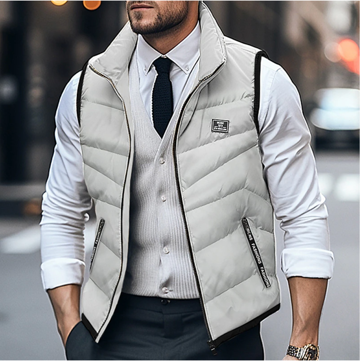 Julio | Gilet matelassé sans manches pour homme - Image 5