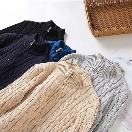 Florent | Pull zippé élégant pour un confort quotidien - Image 2