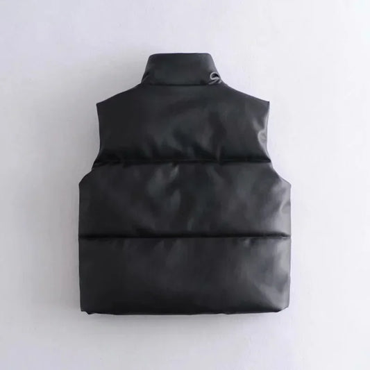 Édith | Veste sans manches matelassée et rembourrée pour femme - Image 2