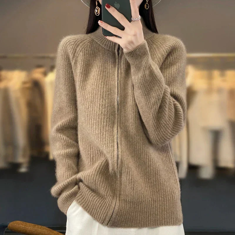 Wafa | Veste Pull Zippée Femme - Image 6