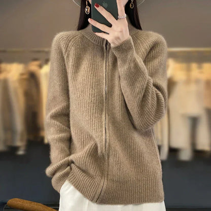Wafa | Veste Pull Zippée Femme - Image 6