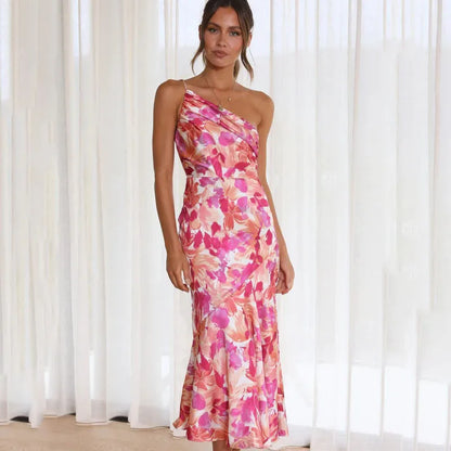 Pierrette | Robe Bloom asymétrique vibrante pour toutes les occasions - Image 1