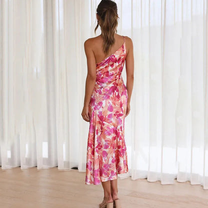 Pierrette | Robe Bloom asymétrique vibrante pour toutes les occasions - Image 3