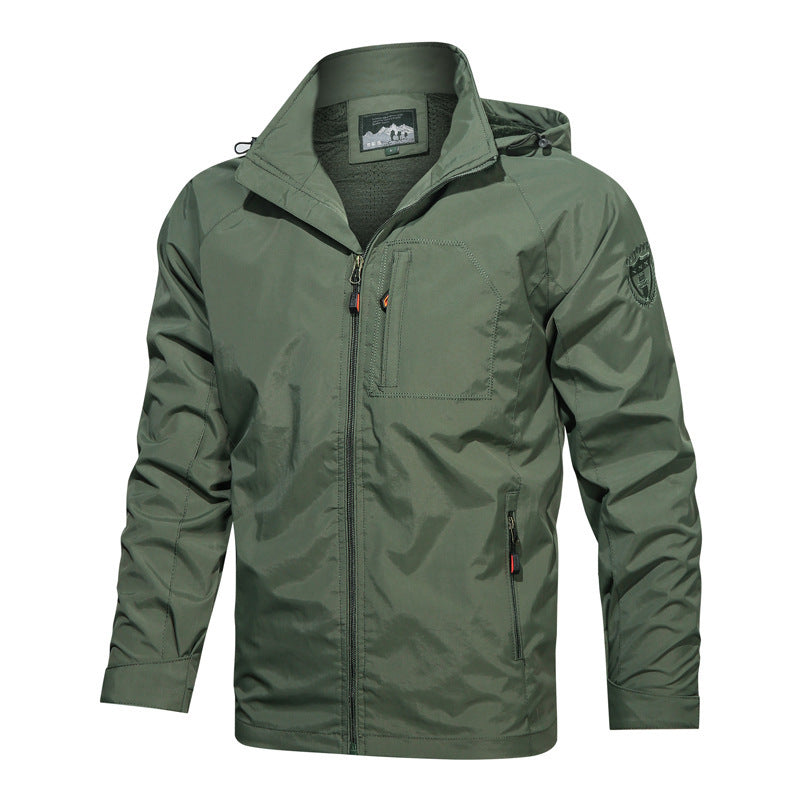 Thierry | Veste Décontractée Légère à Capuche pour Homme - Image 1