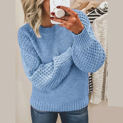 Pascale | Pull en Tricot Femme Manches Ballon - Image 4