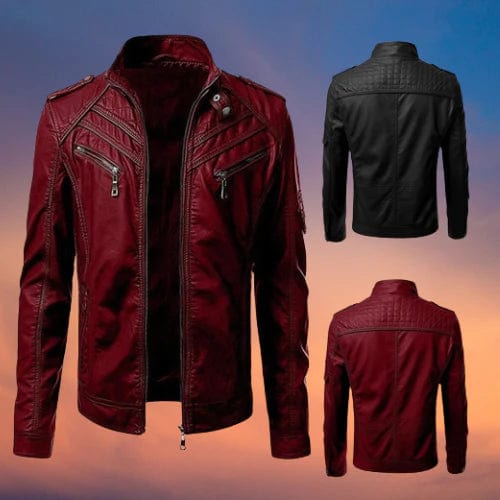 Julio | Veste de motard slim fit pour homme - Image 1