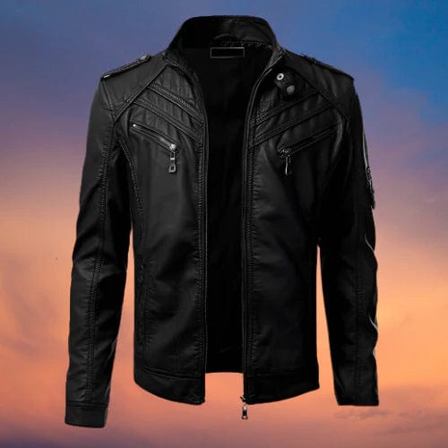 Julio | Veste de motard slim fit pour homme - Image 2