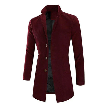 Omarian | Manteau Long Ajusté pour Homme - Image 1