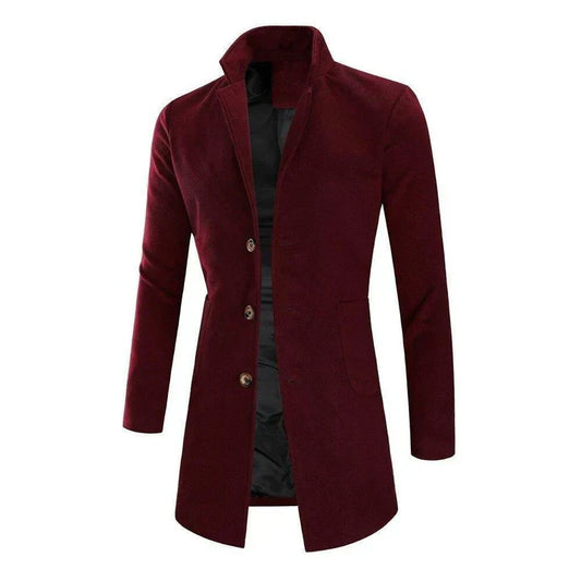 Omarian | Manteau Long Ajusté pour Homme - Image 1