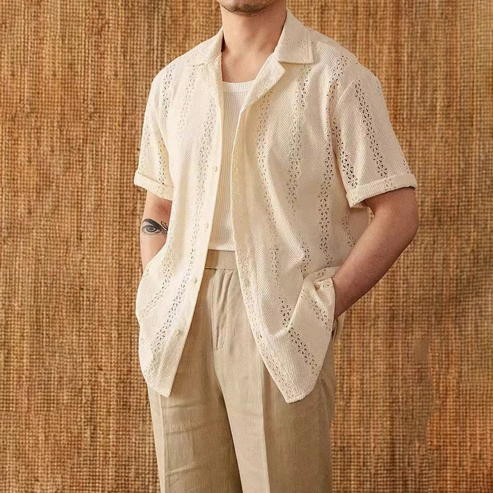Eugène | Chemise légère en coton de qualité supérieure pour hommes - Image 3