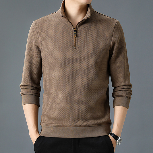 Côme | Pull Homme Col Zippé 1/4 - Image 2