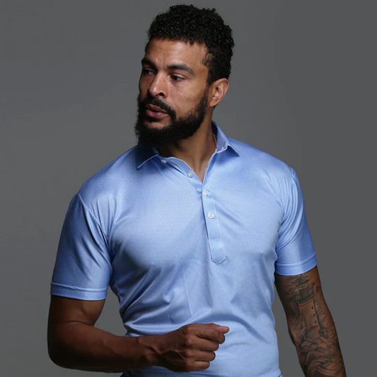 Pierre | Chemise slim pour hommes Elegant Light Blue - Image 2
