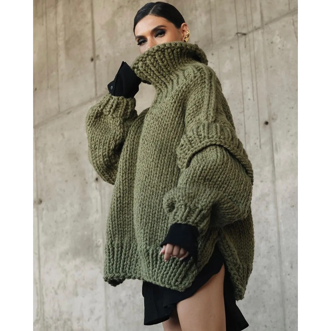 Ellie | Pull ample en grosse maille pour femme - Image 5