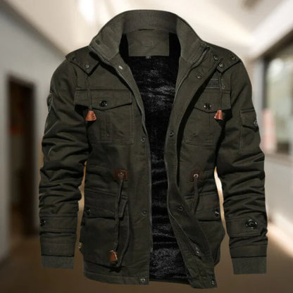 Faustin | Veste d'hiver militaire matelassée pour homme - Image 2
