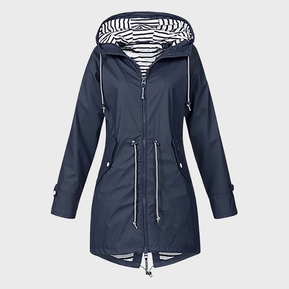 Erika | Imperméable Long à Capuche pour Femme - Image 6