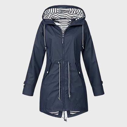 Erika | Imperméable Long à Capuche pour Femme - Image 6