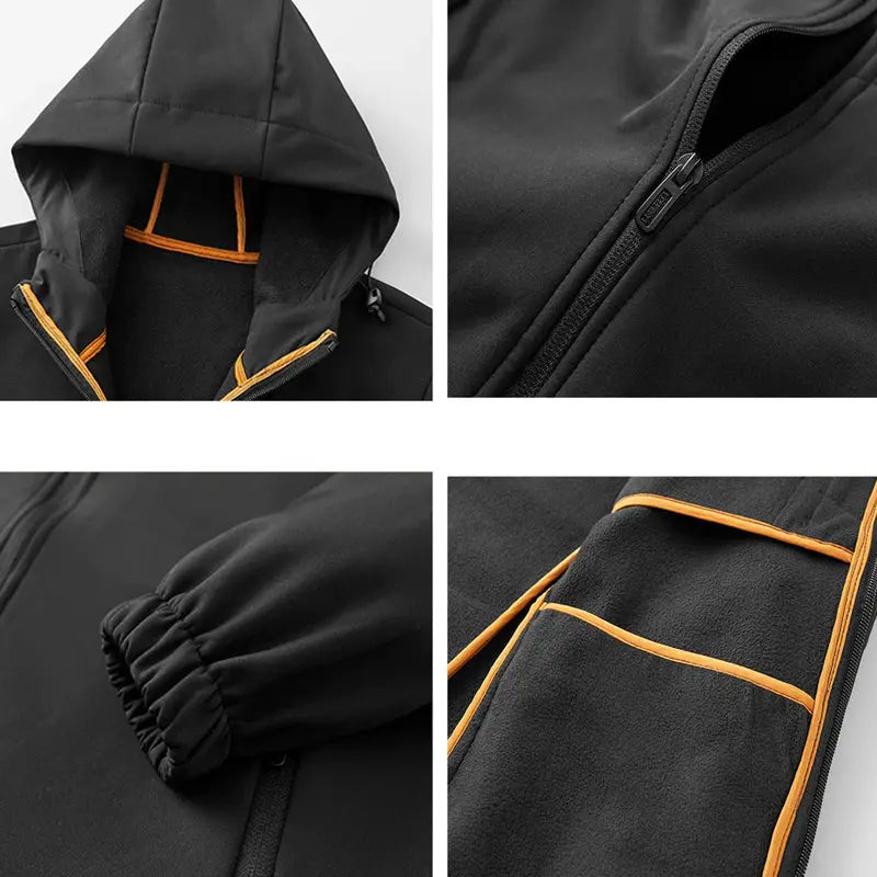 Xav | Veste zippée à capuche pour homme - Image 3