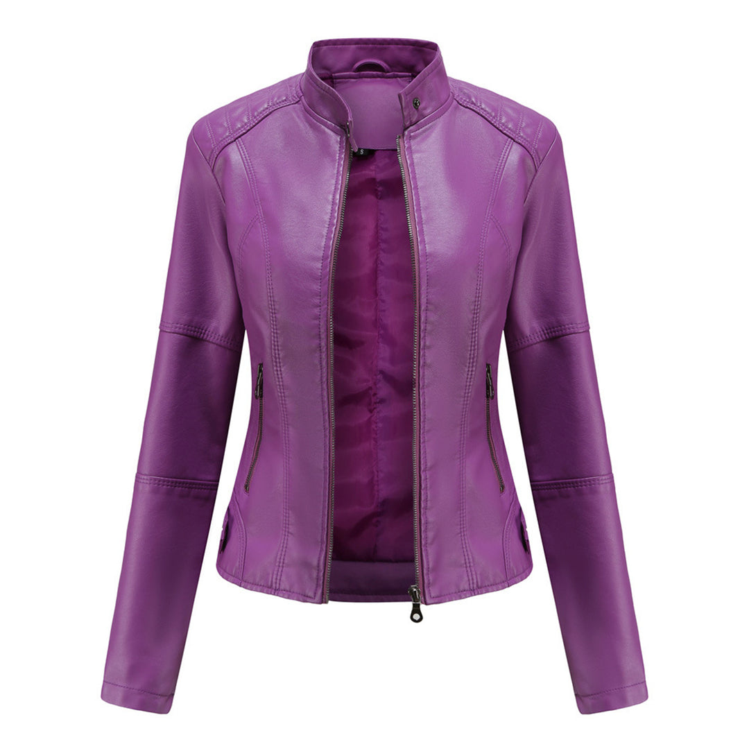 Selena | Veste de motard ajustée pour femme - Image 5