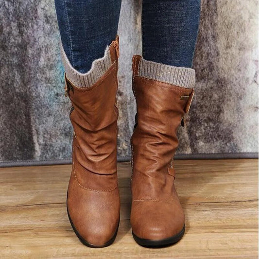 Marie | Bottes Slouch Mi-Mollet Femme - Image 1