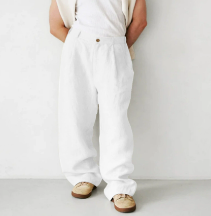 Raoul | Pantalon pour homme - Confortable mélange de coton et de lin pour une coupe décontractée
