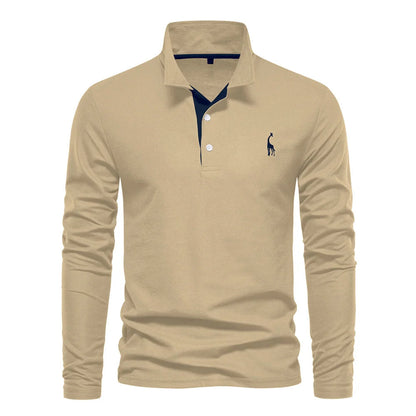 Loucas | Polo à Manches Longues Boutonné pour Homme - Image 6