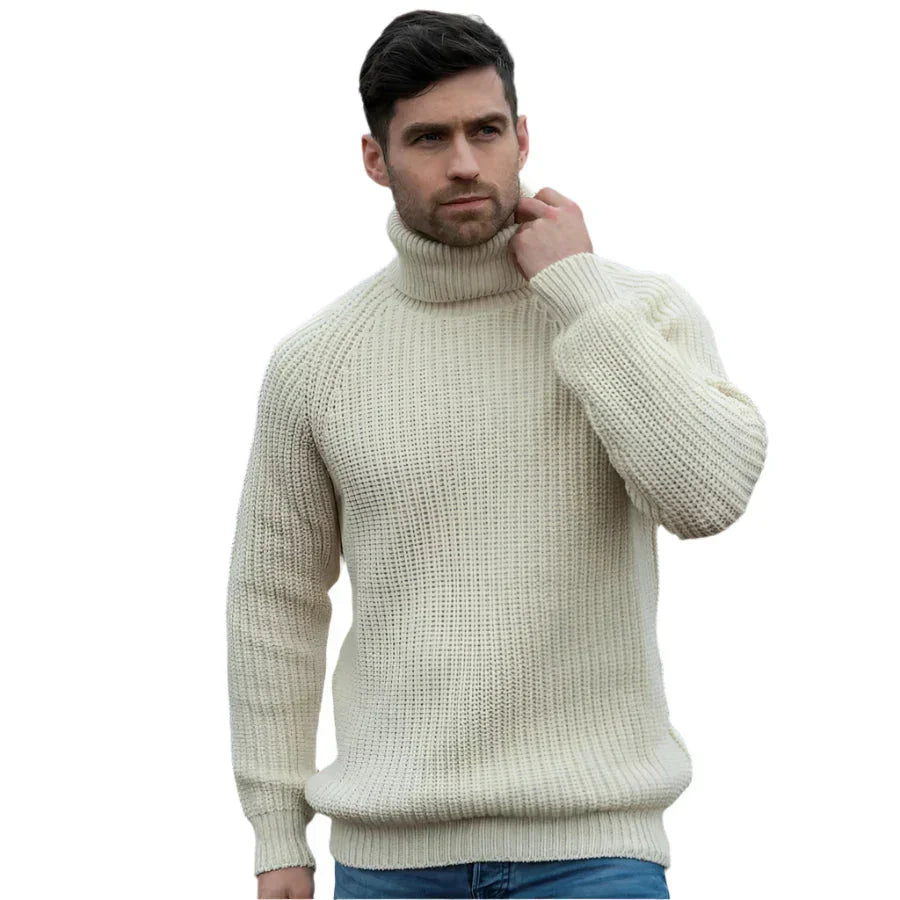 Damien | Pull Homme Col Roulé Manches Longues - Image 3