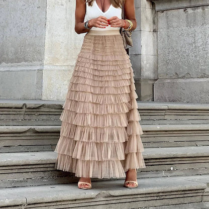Estelle | Jupe midi en tulle pour femmes - Image 1