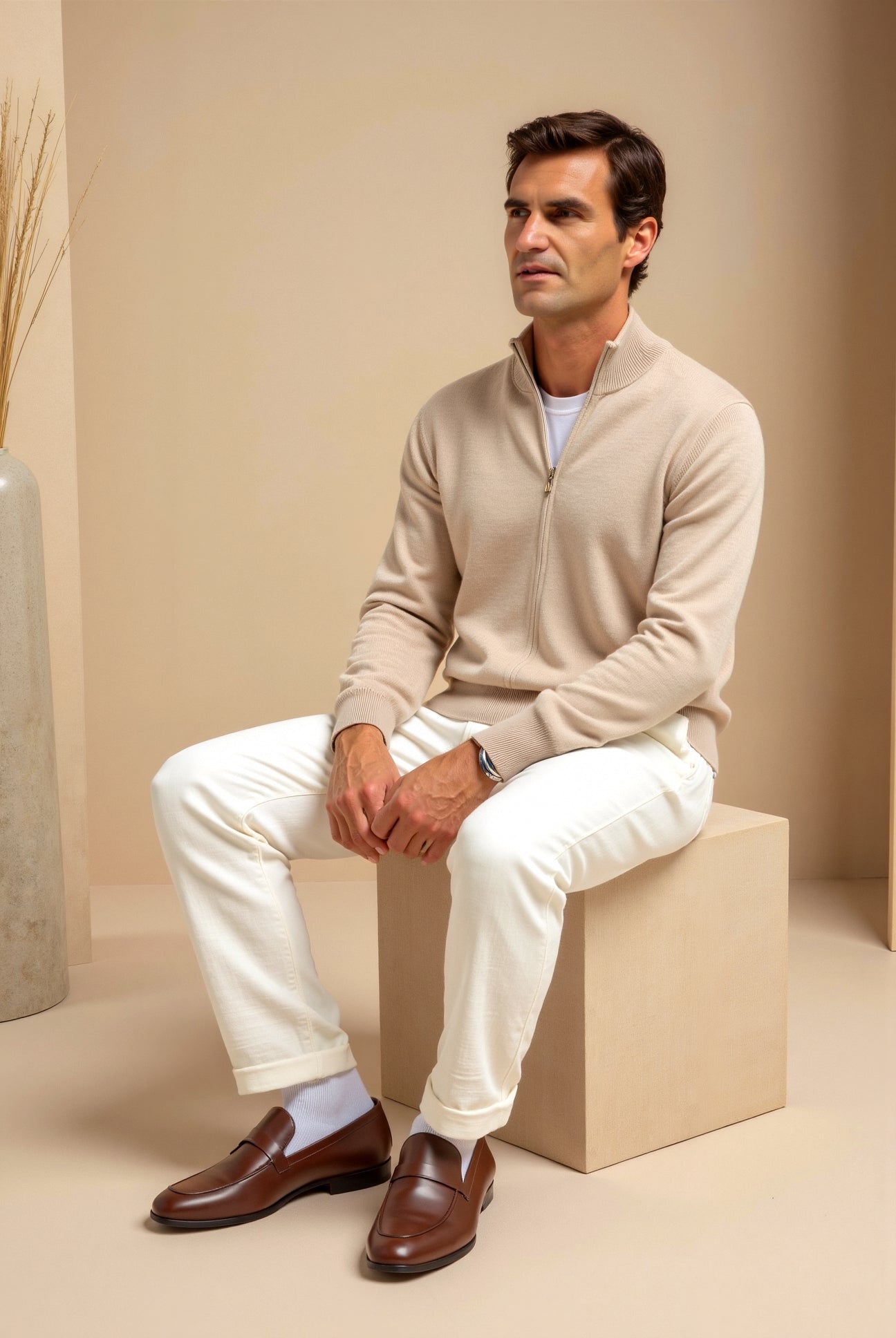 Marcel | Pull Homme Col Montant Zippé - Image 5