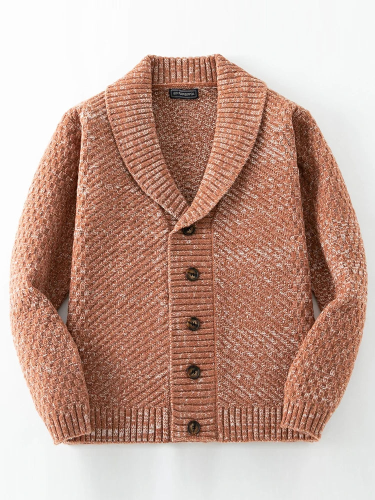 Livio | Pull Homme Boutonné Col Châle - Image 2