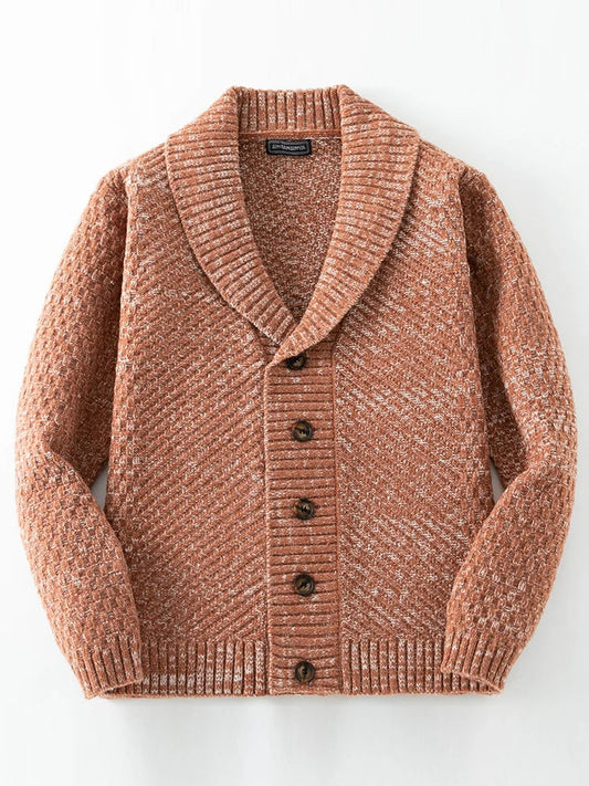 Livio | Pull Homme Boutonné Col Châle - Image 2