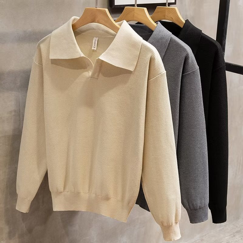 Loïs | Pull à Col Boutonné pour Homme - Image 1
