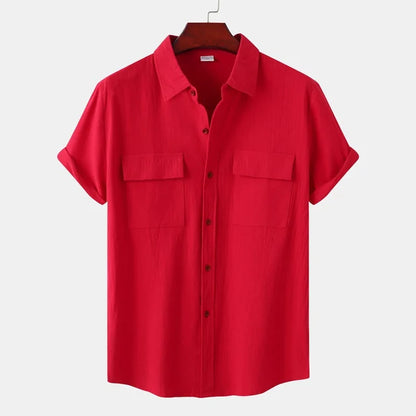 Claude | Chemise à manches courtes avec poches pour l'été - Image 7