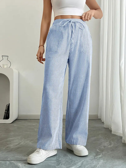 Véronica | Pantalon rayé élégant avec poches pour un confort stylé - Image 16