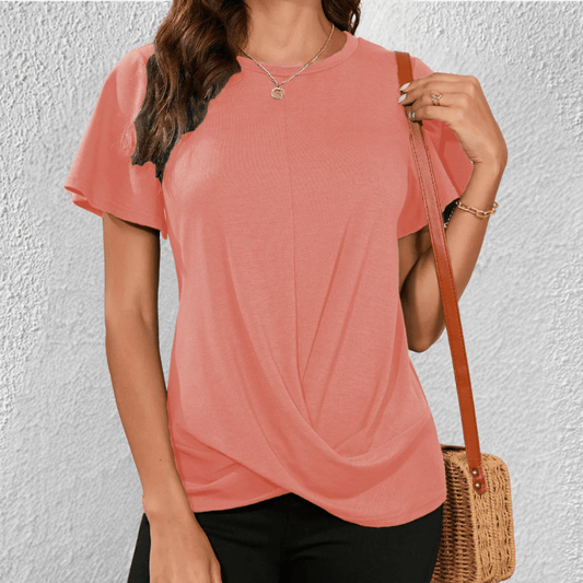 Image of Aase | Dame Twist Front Strikket Top