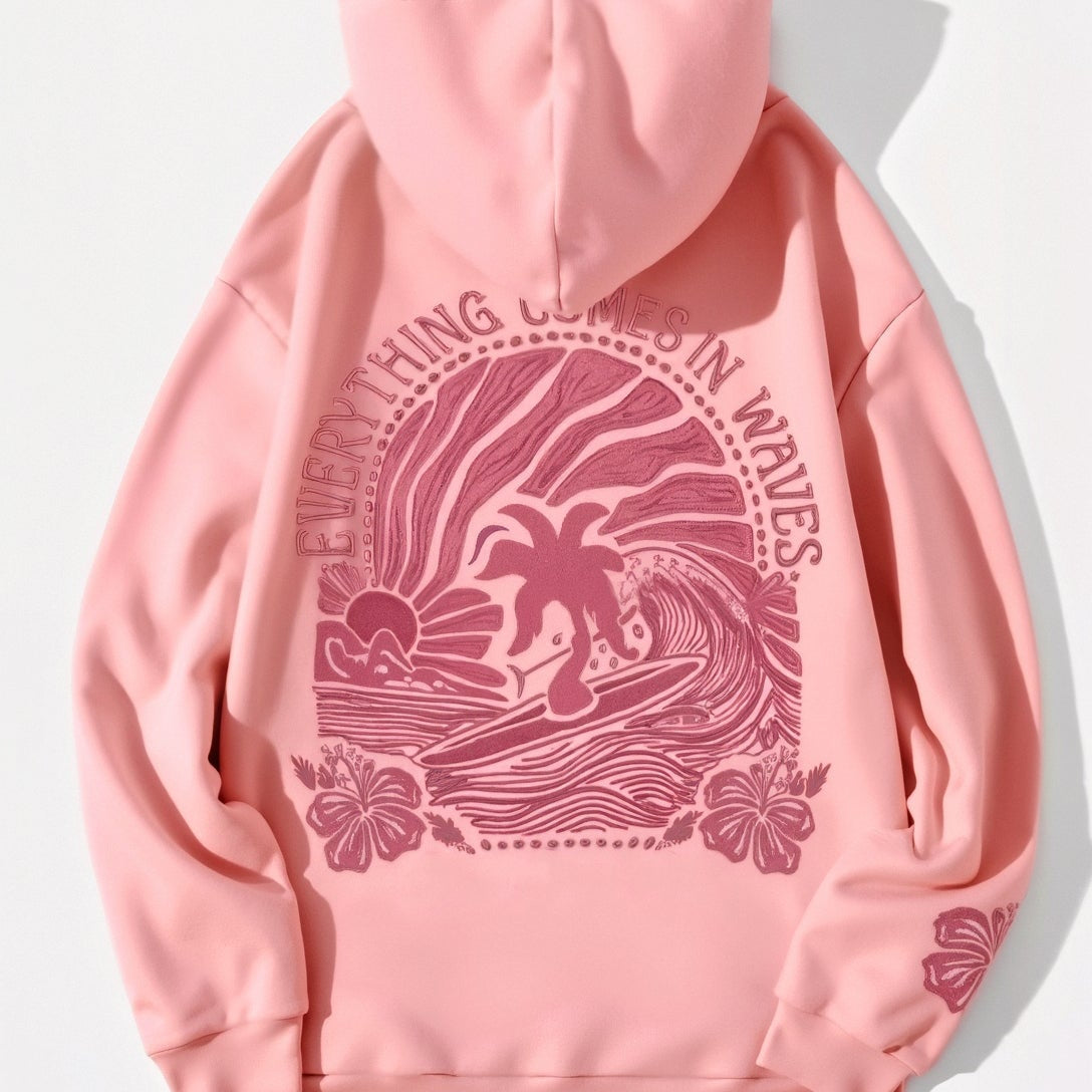 Juliette | Sweat à Capuche Graphique Oversize Femme - Image 5