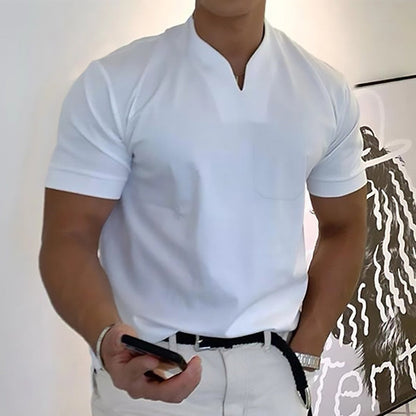 Image of Adrian | Herre Grandad Krave Casual T-shirt