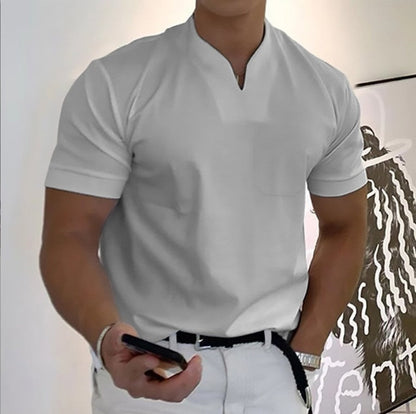 Image of Adrian | Herre Grandad Krave Casual T-shirt