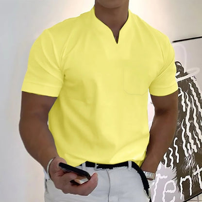 Image of Adrian | Herre Grandad Krave Casual T-shirt