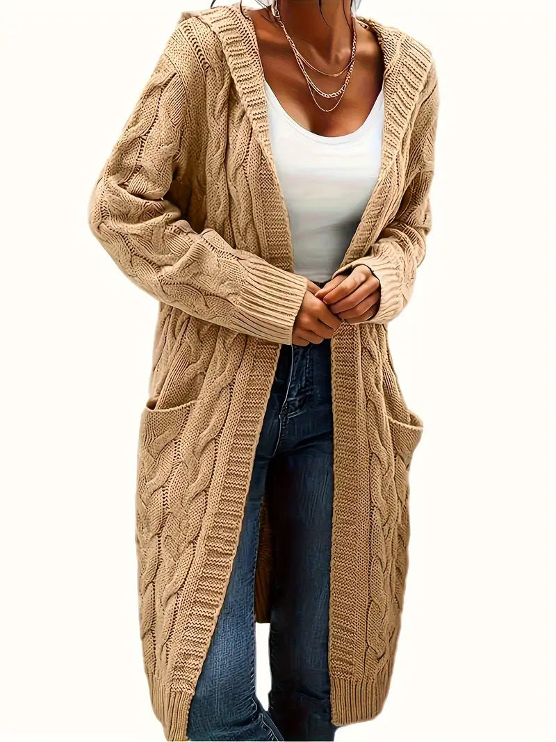 Alyssa | Cardigan Long à Capuche pour Femme - Image 7
