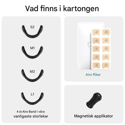 Airo Magnetisk Næseklips Sæt - Den Nye Standard for Åndedræt