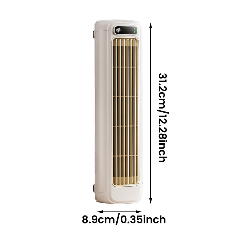 AirWave – Bærbar Genopladelig Aircondition med 12 Timers Batterilevetid