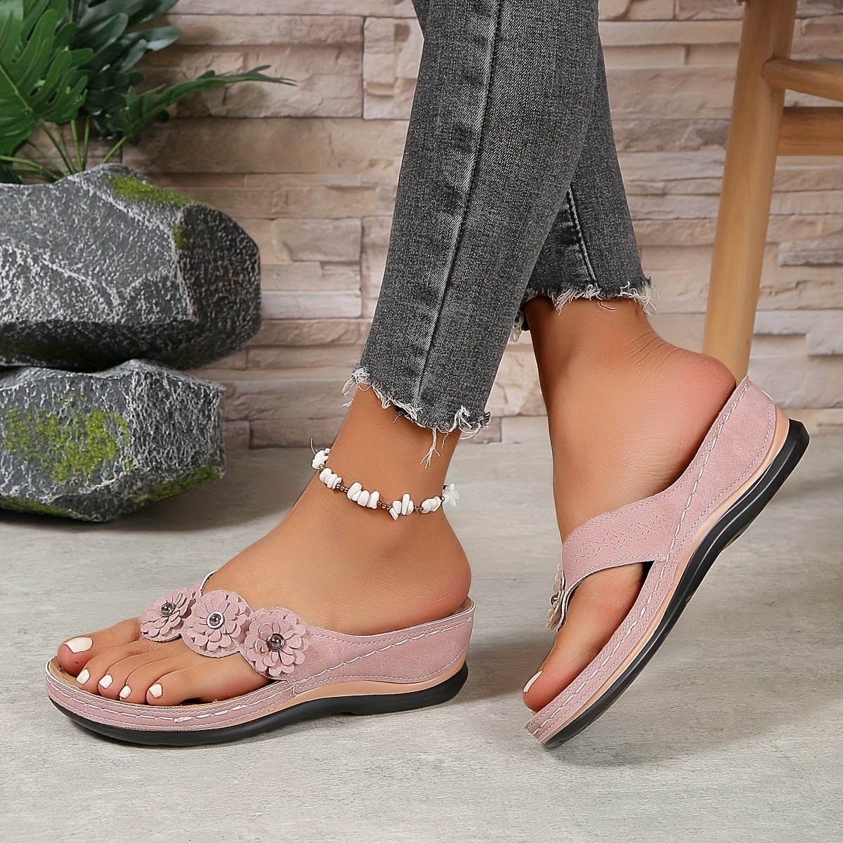 Image of Alrun | Dame Platform Klipklappere