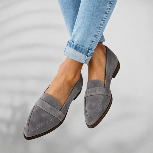 Image of Anna | Dame Pointy Tå Slip-On Loafers