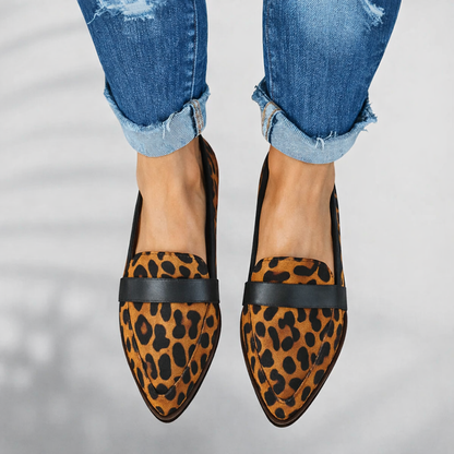 Image of Anna | Dame Pointy Tå Slip-On Loafers