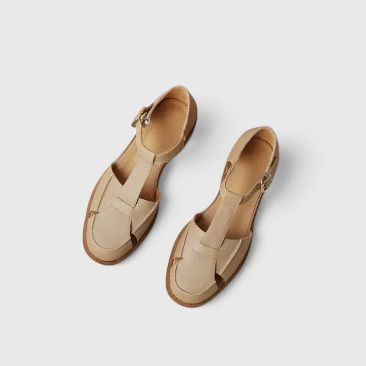 Image of Annamarie | Dame T-Rem Sandaler med Blokhæl