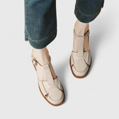 Image of Annamarie | Dame T-Rem Sandaler med Blokhæl