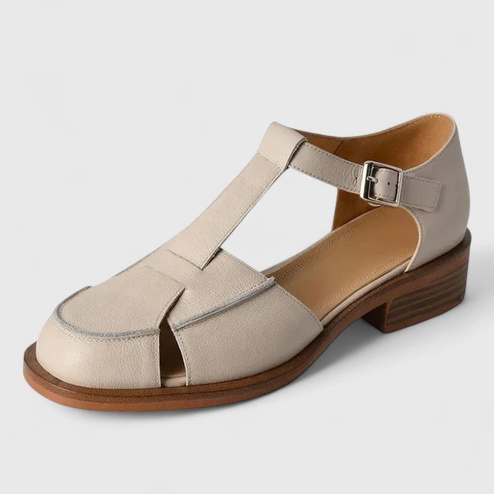 Image of Annamarie | Dame T-Rem Sandaler med Blokhæl
