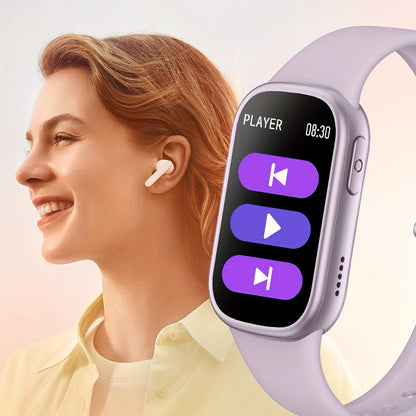 AquaFit Vandtæt Smartwatch – Lang Batterilevetid Fitness Tracker til Aktive Livsstile