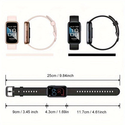 AquaFit Vandtæt Smartwatch – Lang Batterilevetid Fitness Tracker til Aktive Livsstile