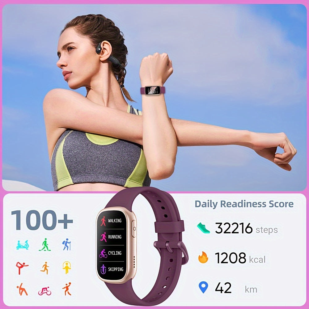 AquaFit Vandtæt Smartwatch – Lang Batterilevetid Fitness Tracker til Aktive Livsstile